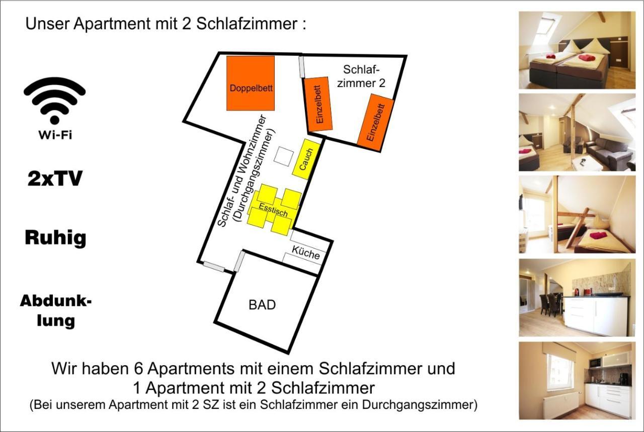 וויימר Apartments Roehrstrasse מראה חיצוני תמונה
